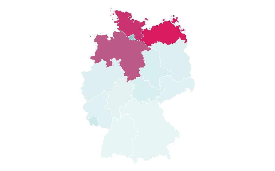 Affinity by region — njoy, Germany