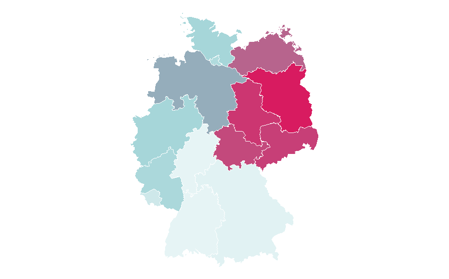 Affinity by region — No Angels, Germany