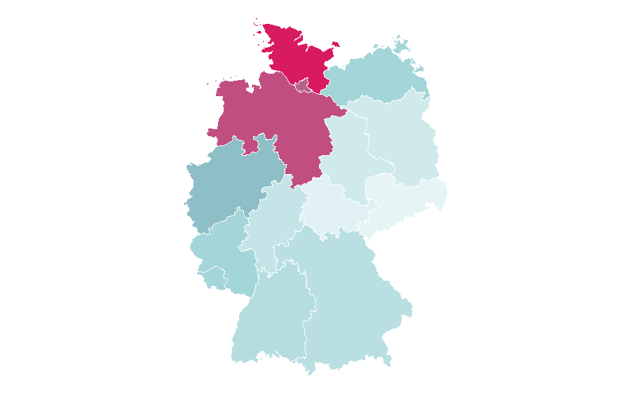 Affinity by region — Noah Becker, Germany