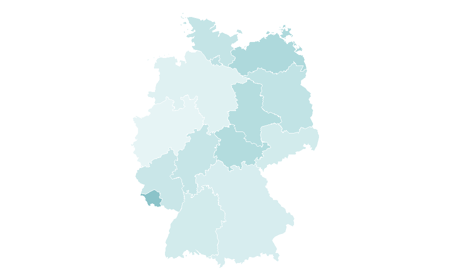 Affinity by region — Nondualism, Germany
