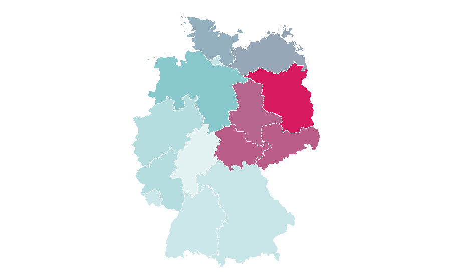 Affinity by region — Nora Tschirner, Germany