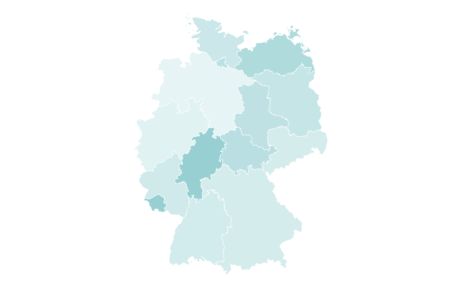 Affinity by region — Northern coast of Egypt, Germany