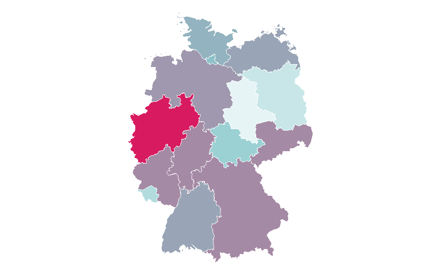 Affinity by region — Northern Ireland, Germany
