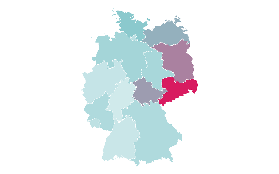 Affinity by region — Norwegian Forest cat, Germany