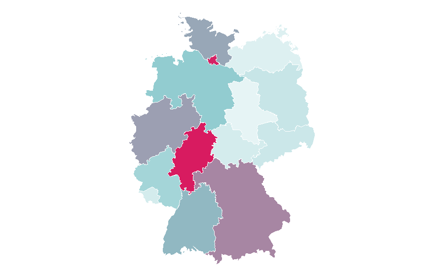 Affinity by region — Notícias ao Minuto, Germany