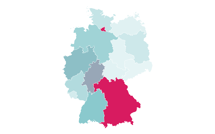 Affinity by region — Novotel, Germany