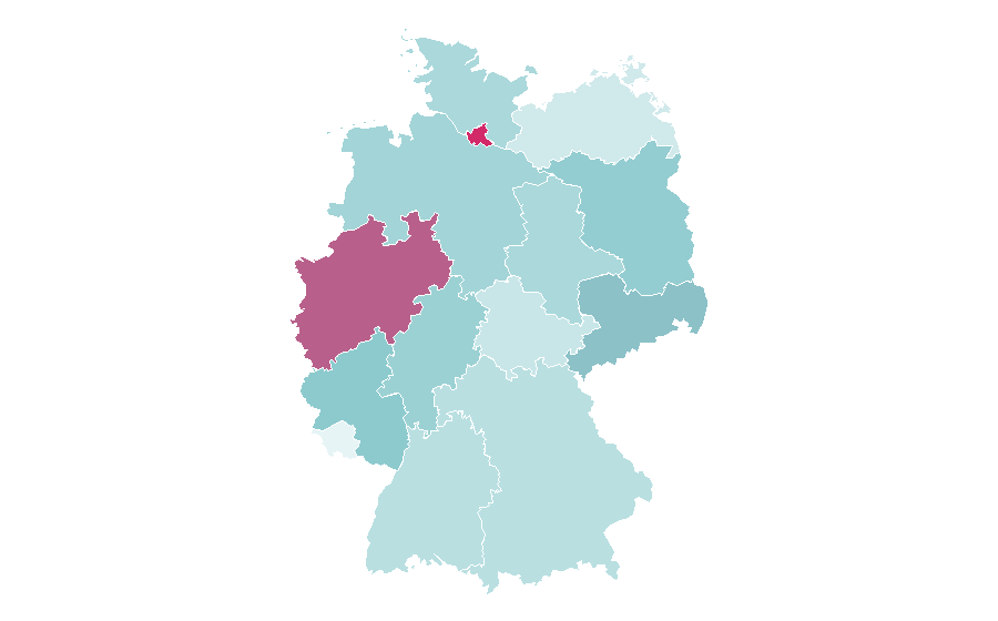 Affinity by region — NSYNC, Germany