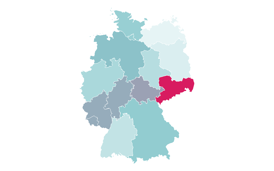 Affinity by region — Nu metal, Germany