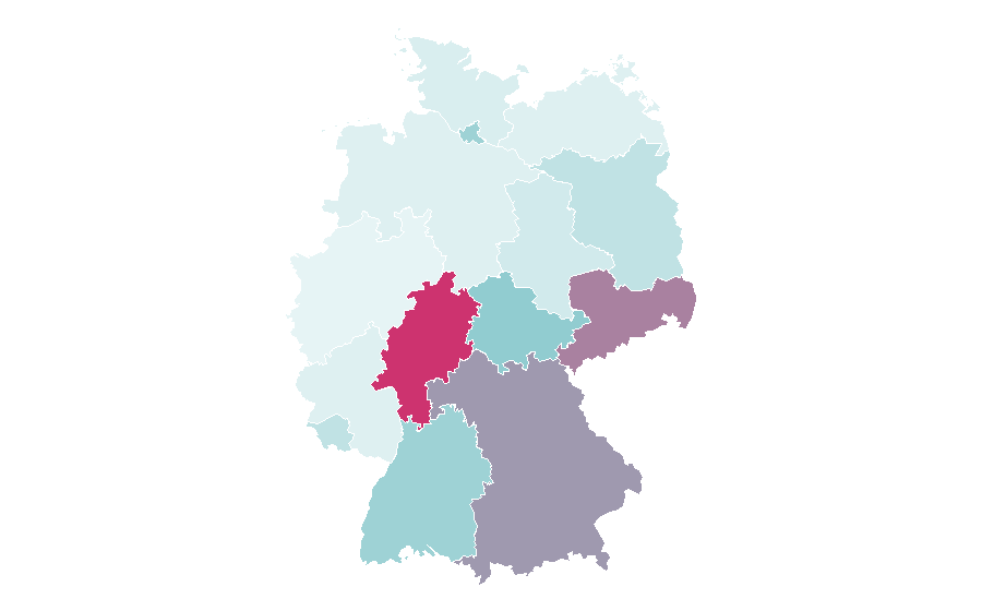 Affinity by region — Numismatics, Germany