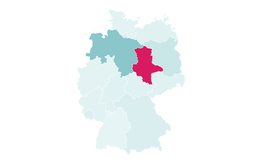 Affinity by region — Nurse practitioner, Germany