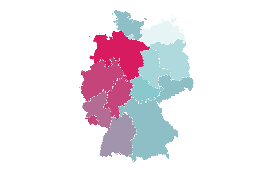 Affinity by region — Nutella, Germany