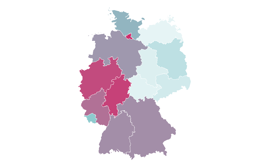 Affinity by region — O. J. Simpson, Germany