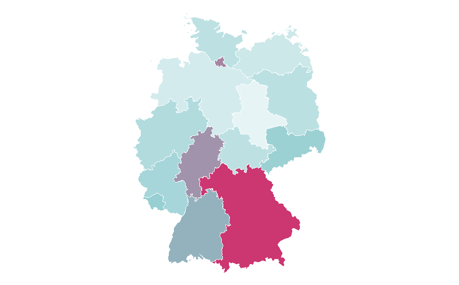 Affinity by region — Oakley, Germany