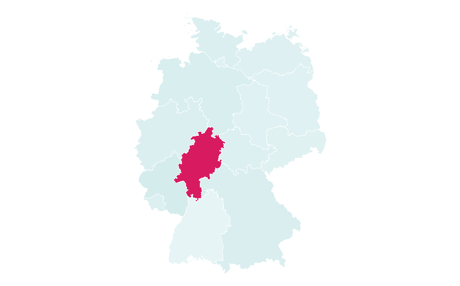 Affinity by region — Oberhessische Presse, Germany