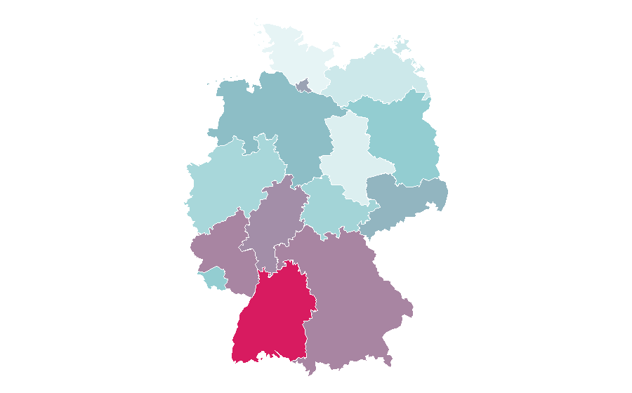 Affinity by region — Oboe, Germany