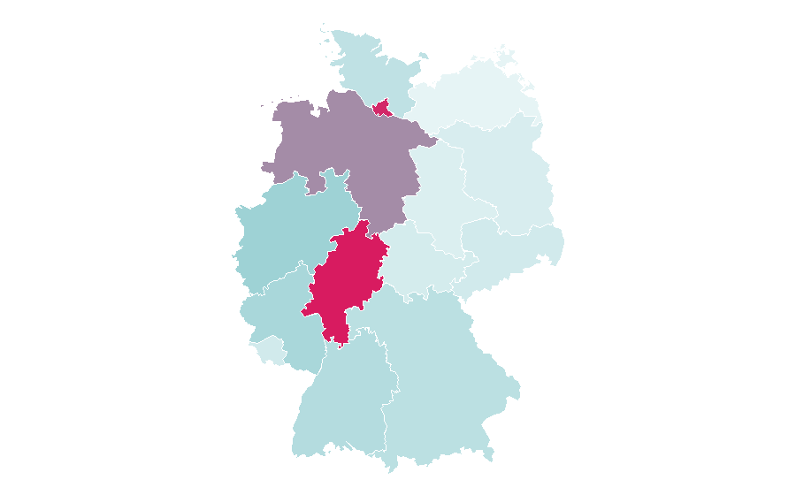 Affinity by region — Observation, Germany