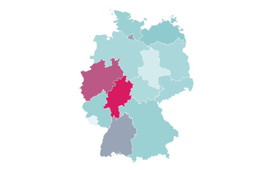 Affinité par région — Ocean, Allemagne