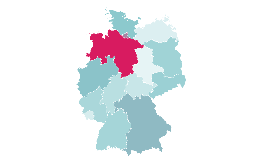 Affinity by region — Ocean's 11, Germany