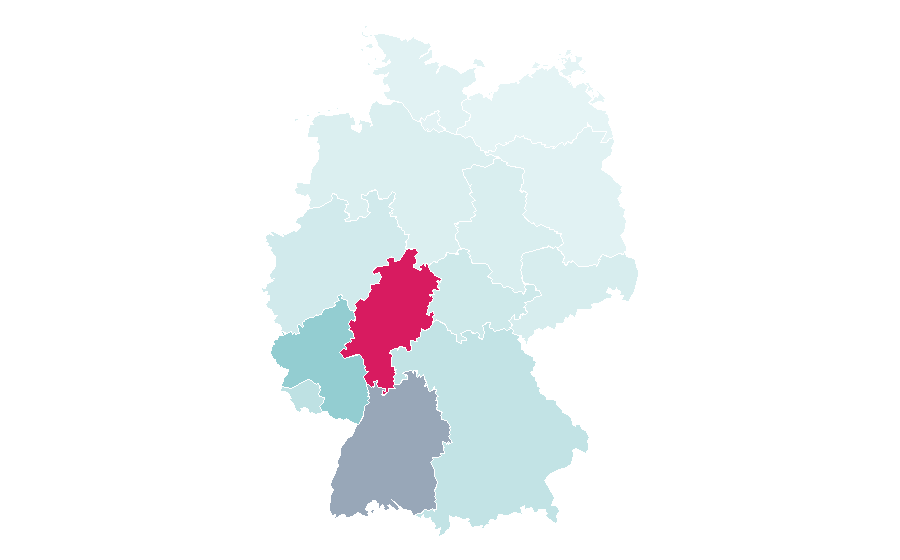 Affinity by region — Odenwald, Germany