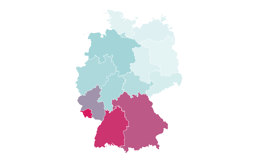 Affinity by region — Oettinger, Germany