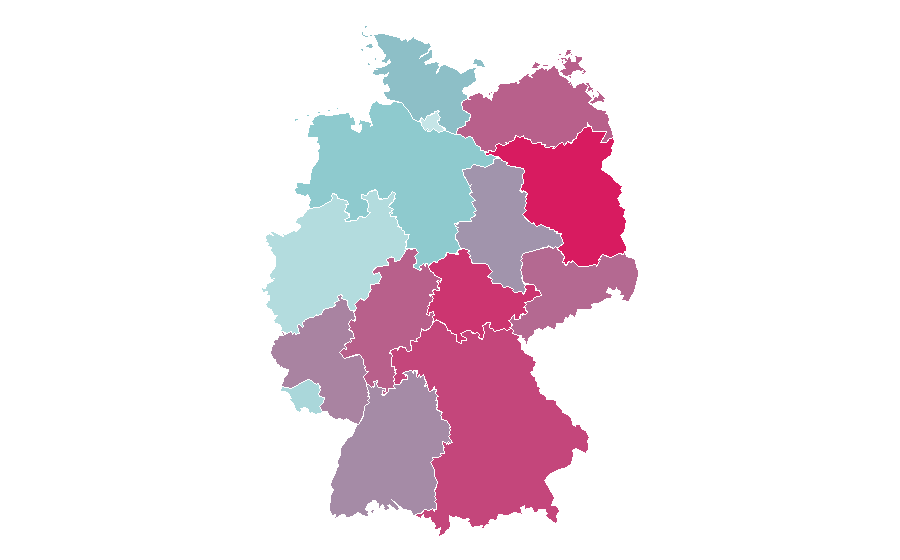 Affinität nach Region — Off-roading, Deutschland