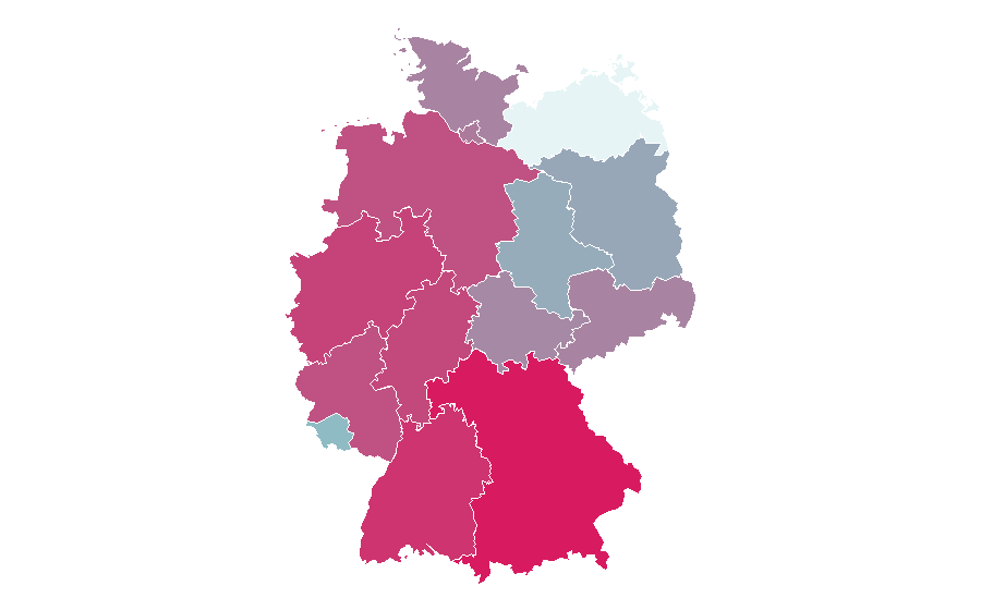 Affinity by region — Office chair, Germany