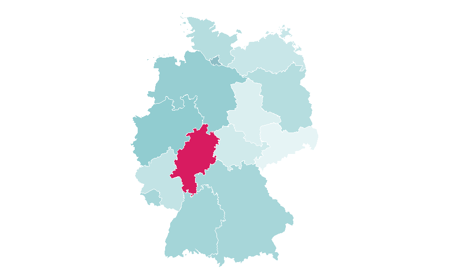 Affinity by region — OK!, Germany