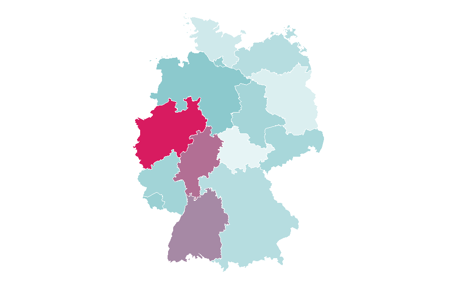 Affinity by region — Oktagon MMA, Germany