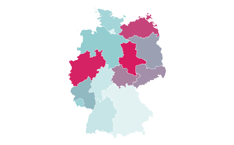 Affinity by region — Olaf Henning, Germany