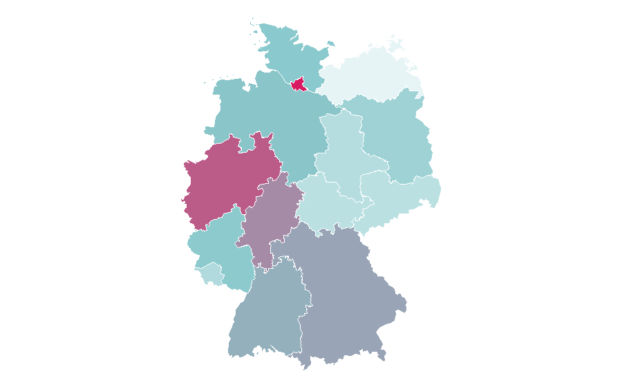 Affinity by region — Olaplex, Germany