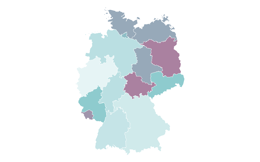 Affinity by region — Old-time music, Germany