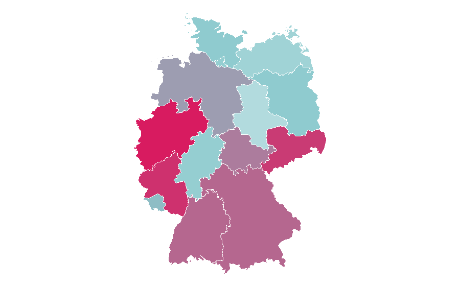 Affinity by region — Oliver Bearman, Germany