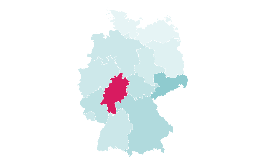 Affinity by region — Oliver Glasner, Germany