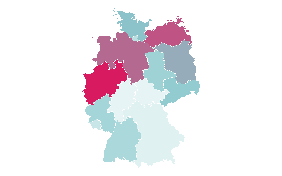 Affinity by region — Oliver Pocher, Germany