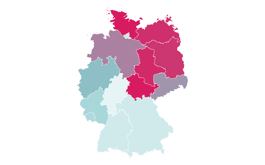 Affinity by region — Oliver Wnuk, Germany
