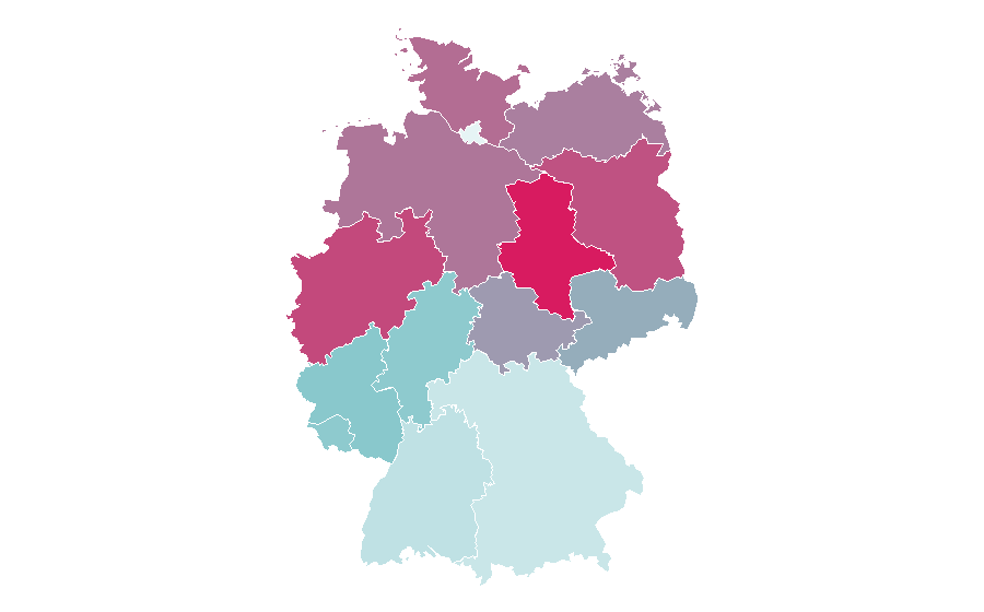 Affinity by region — Once upon a time, Germany