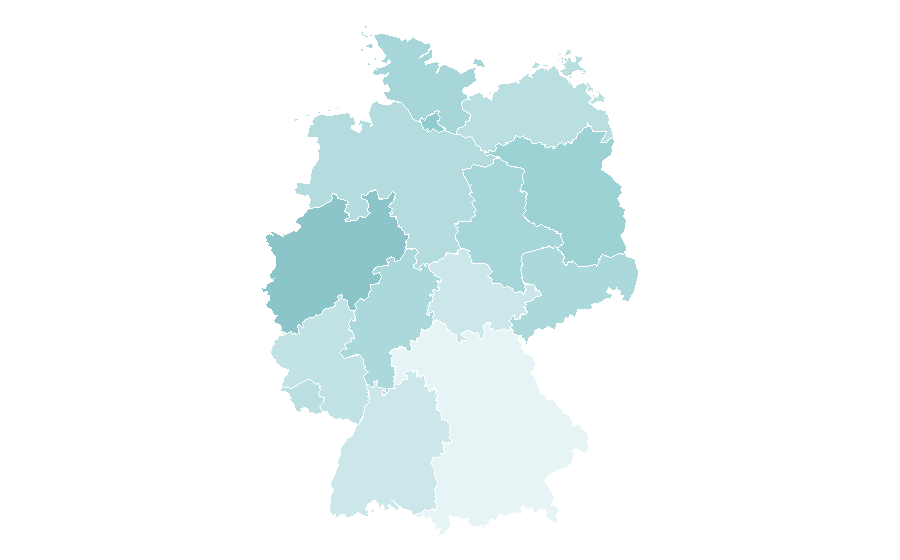 Affinity by region — Once Upon a Time in America, Germany