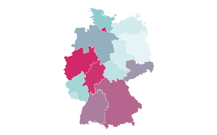 Affinity by region — One Direction, Germany