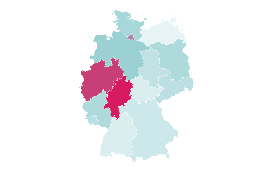 Affinity by region — One-Punch Man, Germany