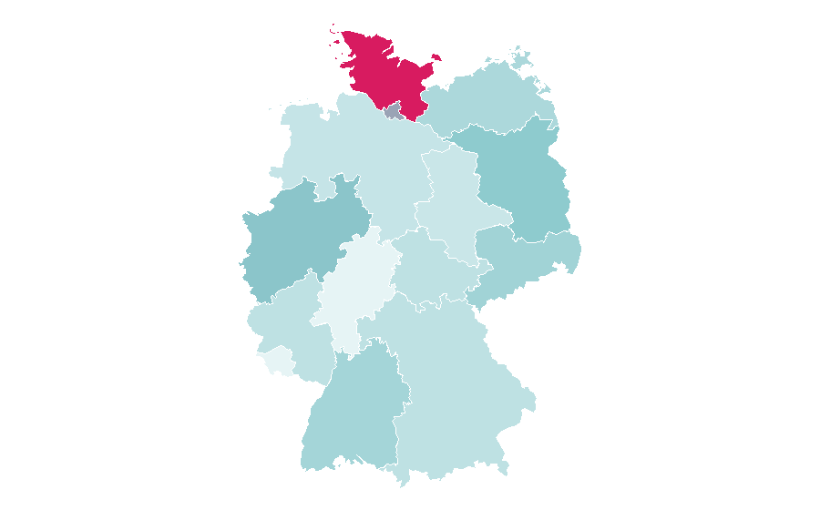 Affinity by region — O'Neill (brand), Germany