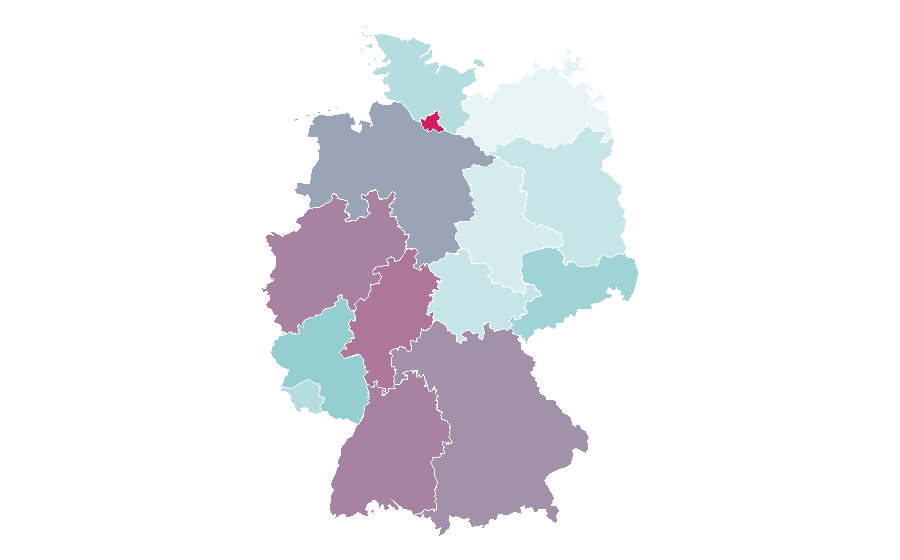 Affinity by region — Onion, Germany