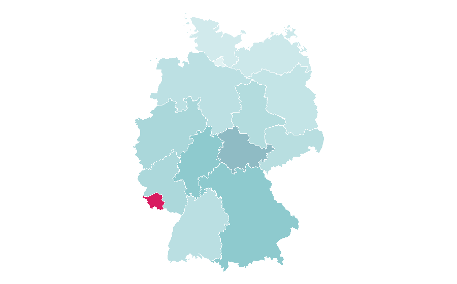 Affinité par région — Online, Allemagne