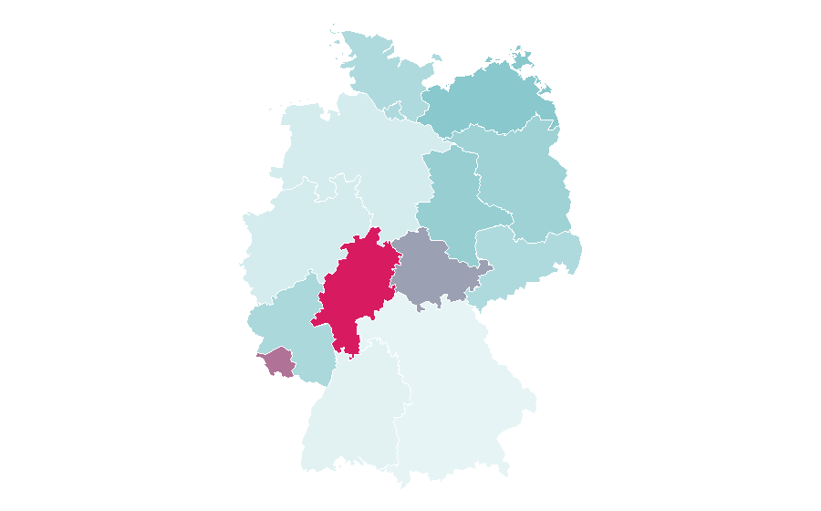 Affinité par région — Online advertising, Allemagne