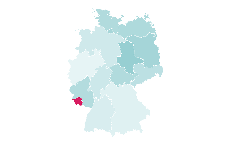 Affinity by region — Online flower delivery, Germany