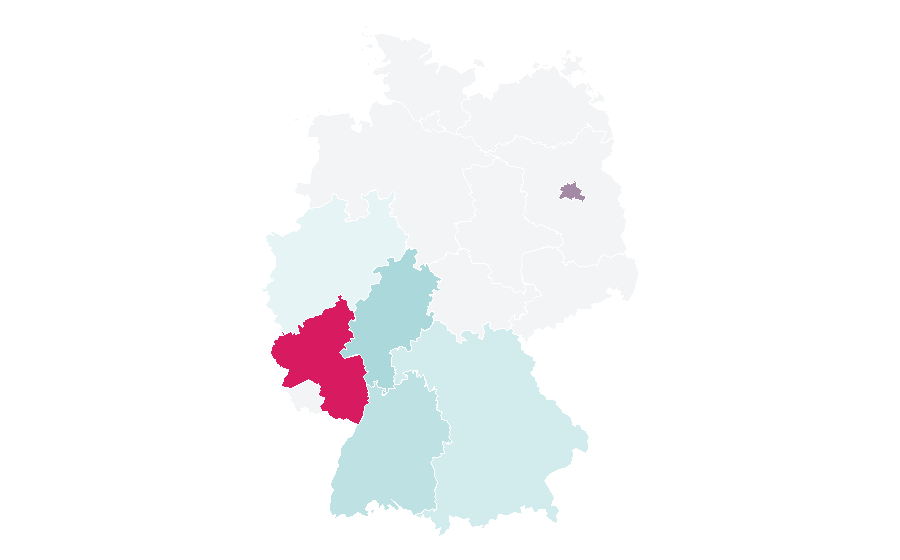 Affinity by region — Online job fair, Germany