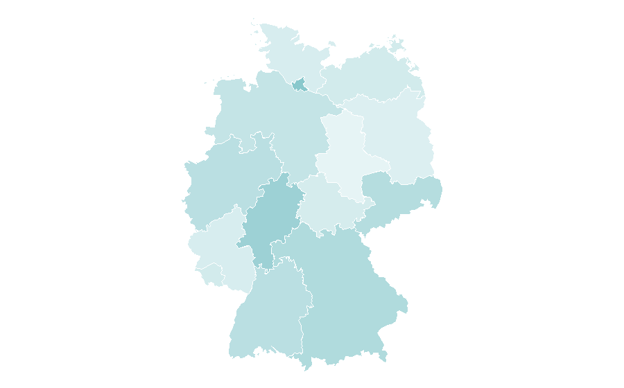 Affinity by region — Oolong, Germany