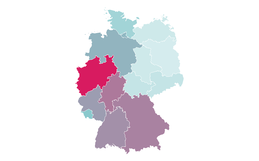 Affinity by region — Opel Adam, Germany