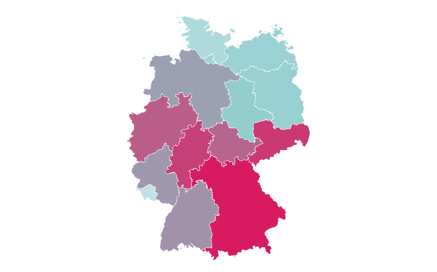Affinity by region — Opel Astra, Germany