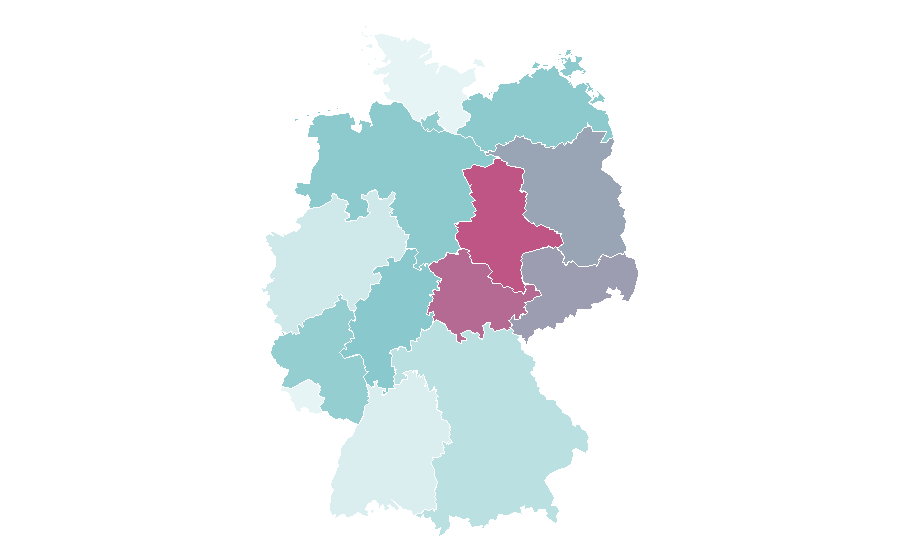 Affinity by region — Optician, Germany