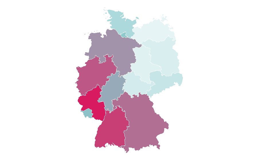 Affinity by region — Orange juice, Germany